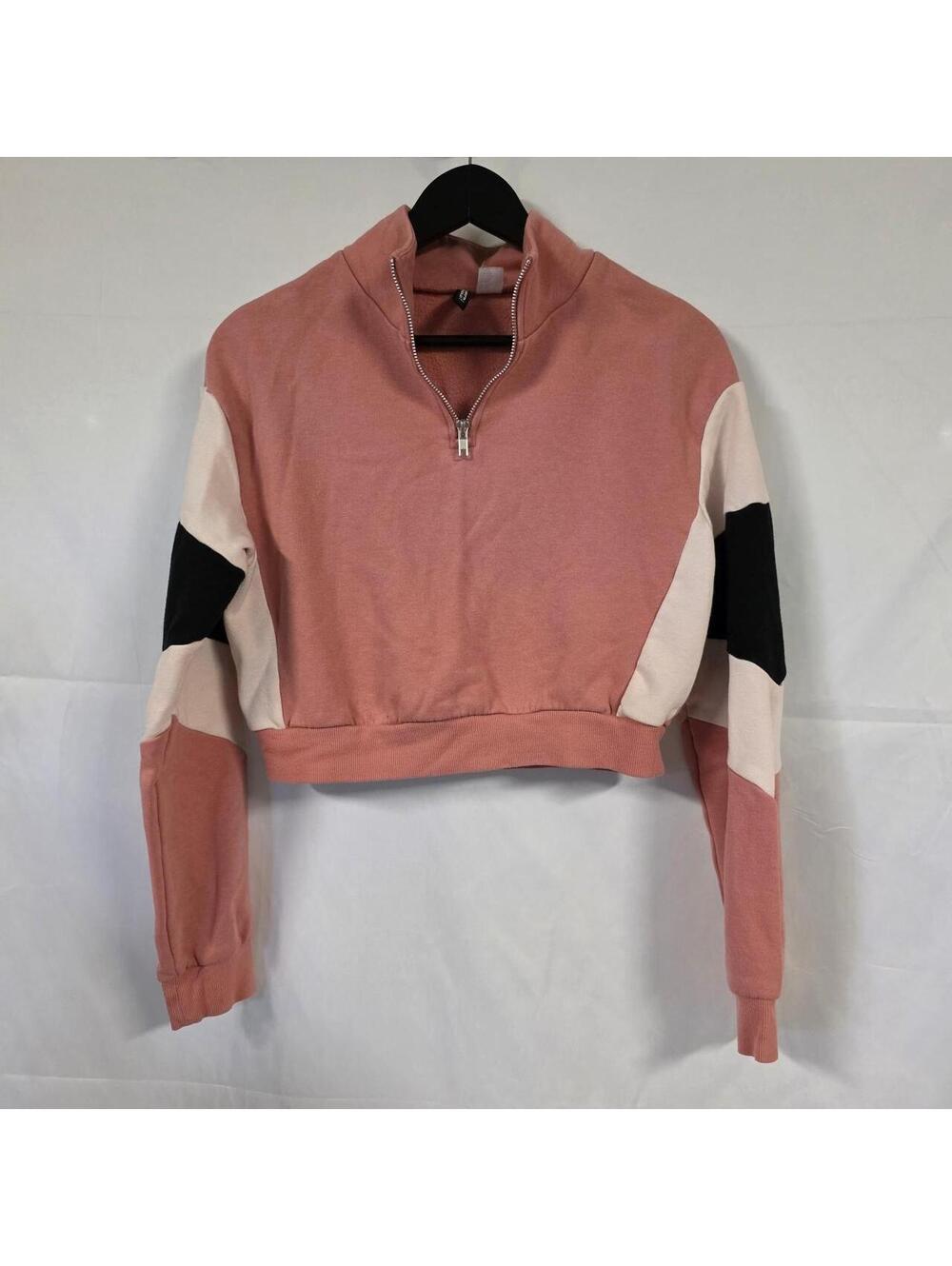 H&M Women's Pink and Multi Sweatshirt
